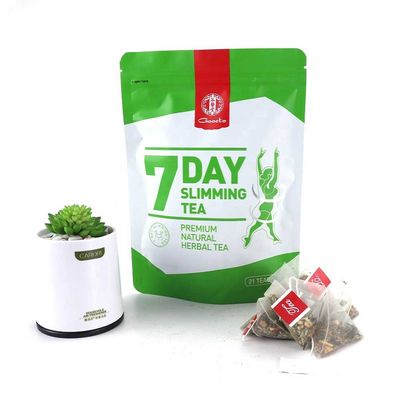 ISO cerified Organic Chinese Slim Tea Burning Tea 21parcels / bag